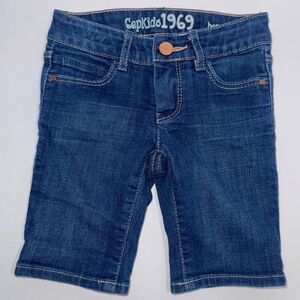 GAP Kids 1969 size 4 Bermuda Classic Blue Jean Shorts